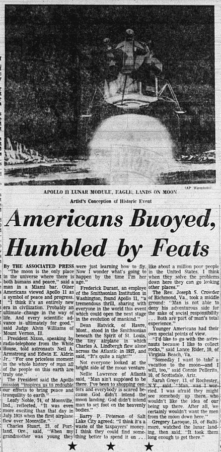 The Eagle Archives: July 21, 1969